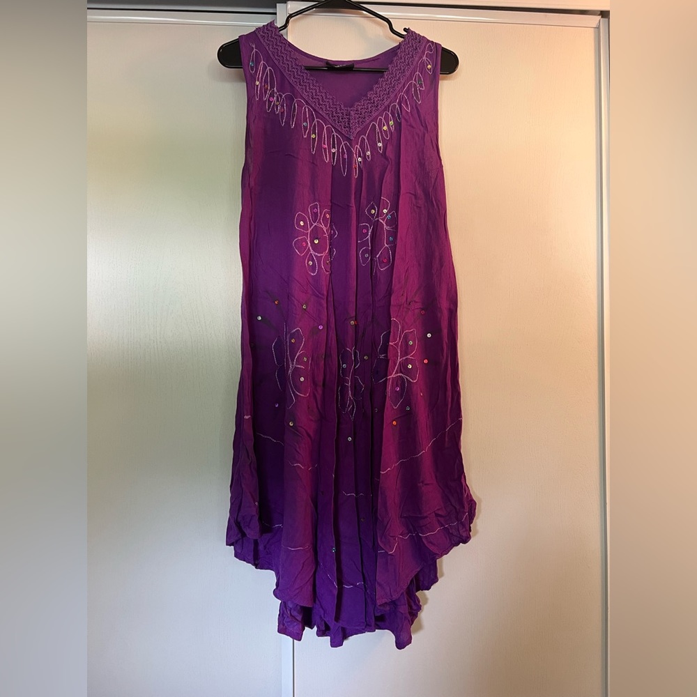 Women’s purple summer dress